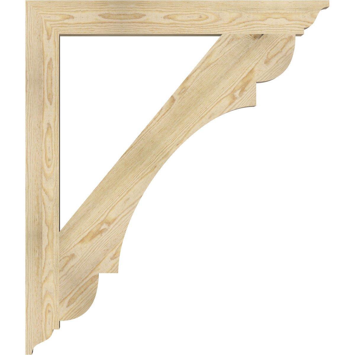 Ekena Millwork Olympic Traditional Rough Sawn Bracket, Douglas Fir, 4"W x 36"D x 42"H BKT04X36X42OLY01RDF - alternate 2